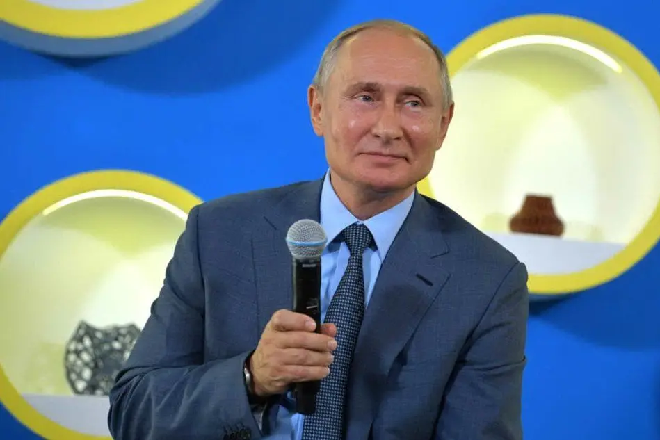 Il presidente russo Vladimir Putin. (Foto Ansa)