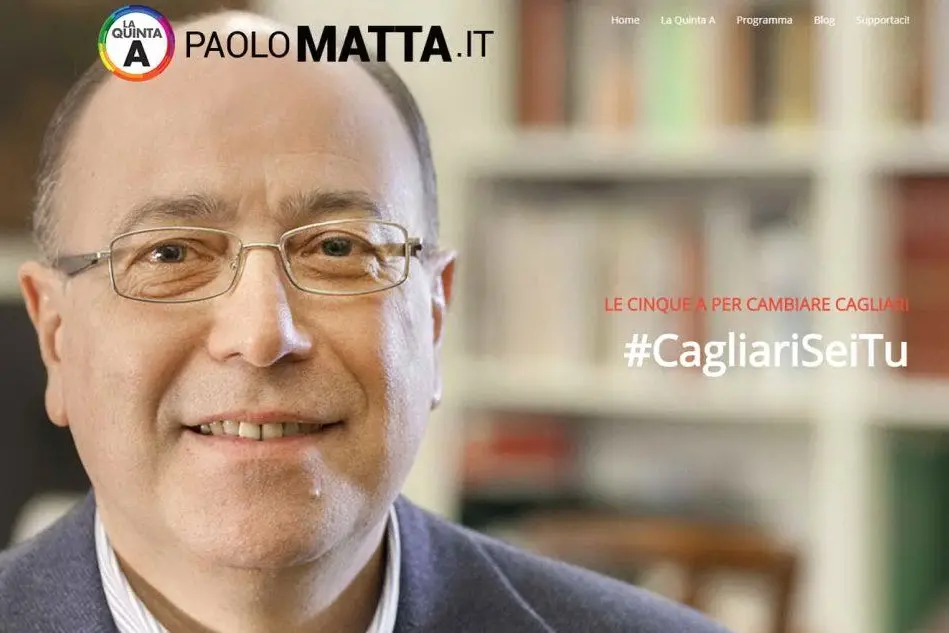 La homepage del sito di Paolo Matta