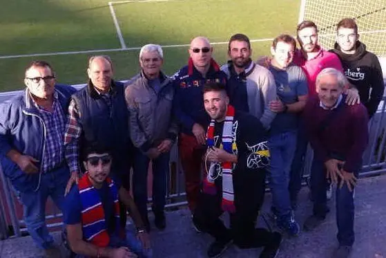 Il Cagliari club Atzara allo stadio Sant'Elia