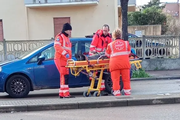 Porto Torres, l'intervento degli operatori del Soccorso Sardo (foto Pala)