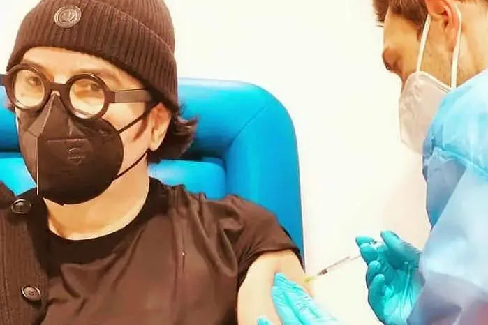 La foto postata da Renato Zero