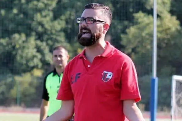 Lello Floris, nuovo allenatore del Gonnosfanadiga (foto Pala)