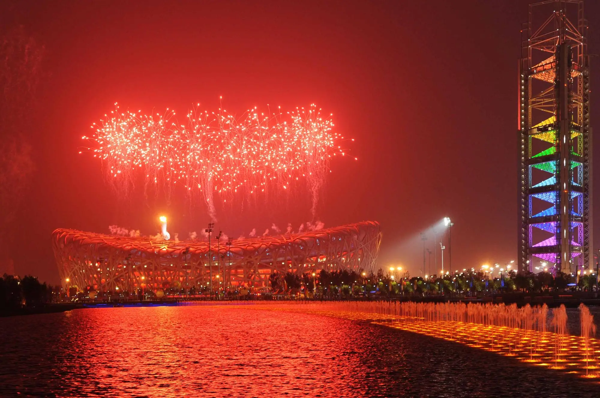 La cerimonia di chiusura delle Olimpiadi invernali di Pechino (Archivio)