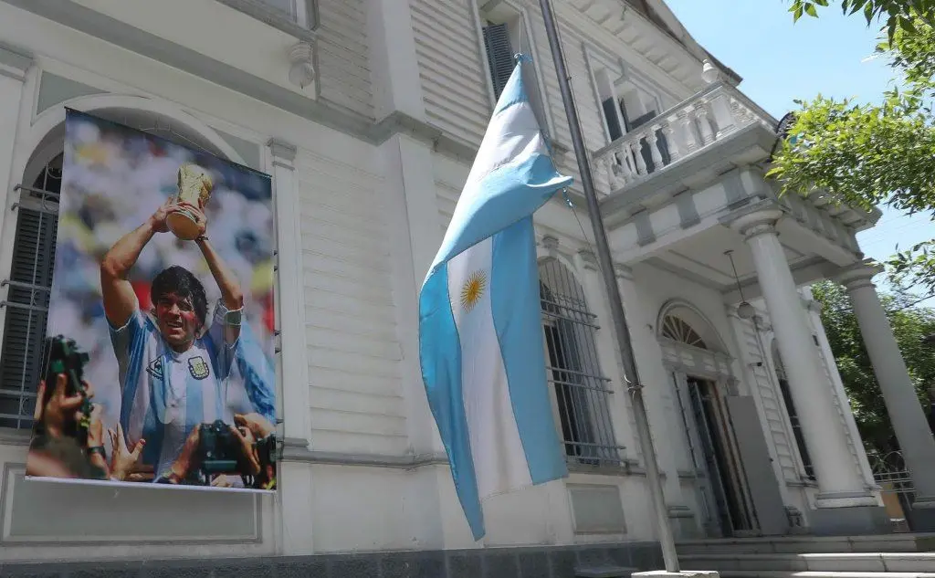 L'ambasciata argentina di La Paz, in Bolivia (Ansa - Alipaz)