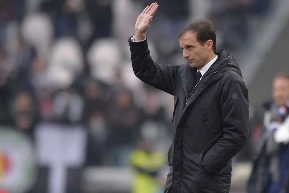 L'allenatore della Juventus Massimiliano Allegri