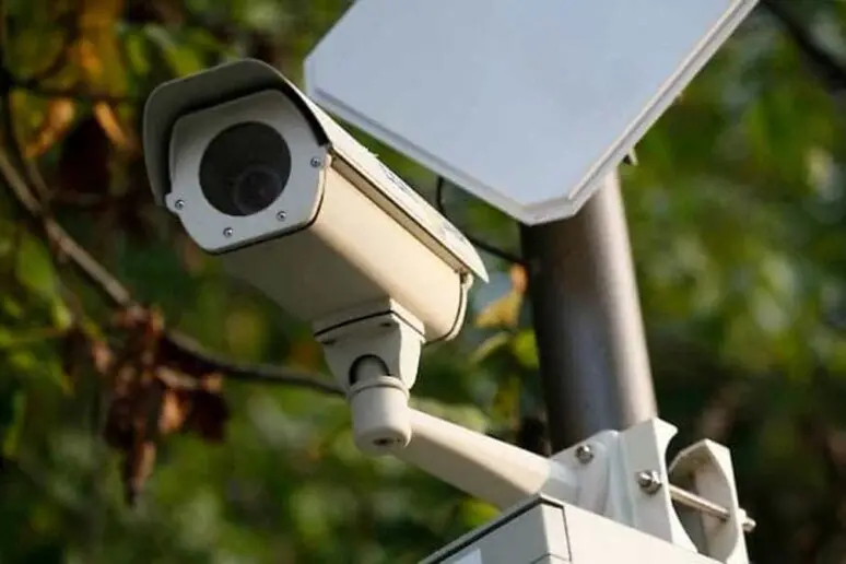 Videosorveglianza (foto Ansa)