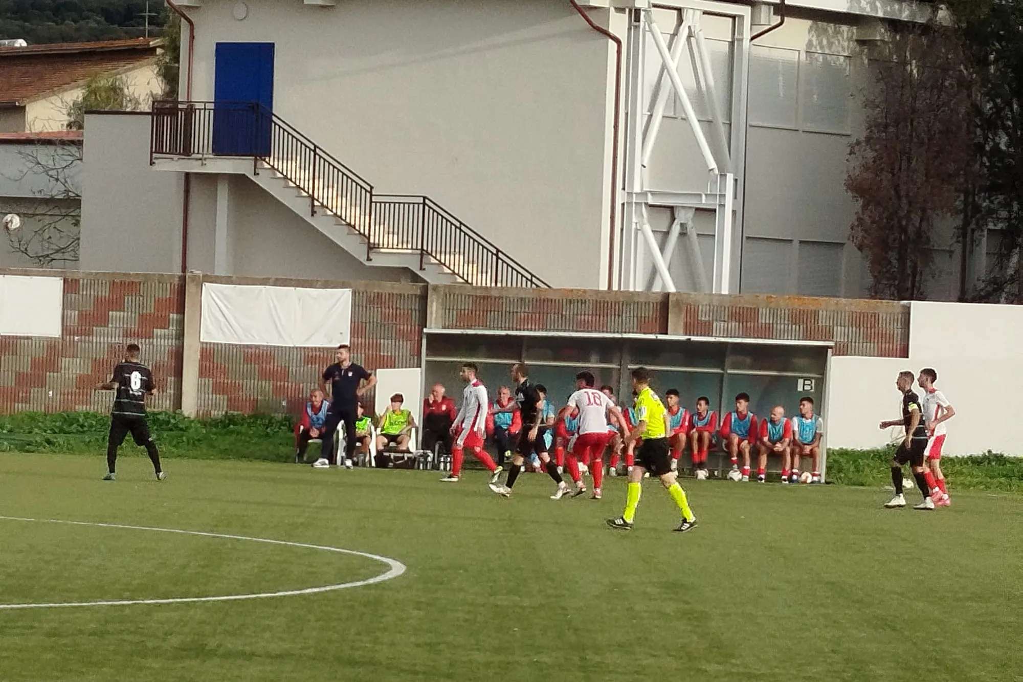 Un'azione di gara del Samugheo (foto di Giacomo Pala)