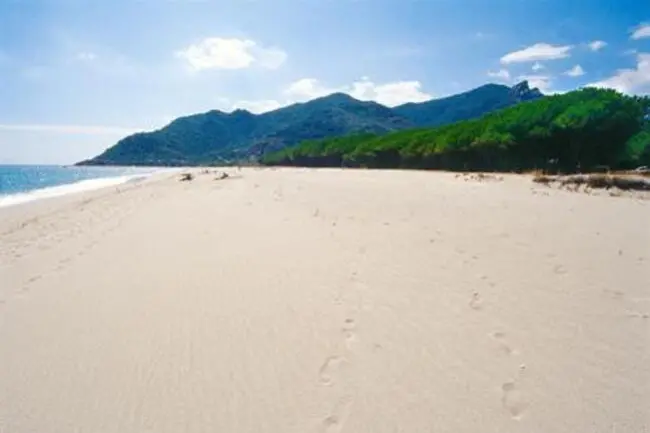La spiaggia di Marina di Cardedu (Archivio L'Unione Sarda)