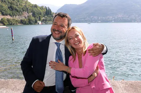 Giorgia Meloni 和 Matteo Salvini (Ansa)