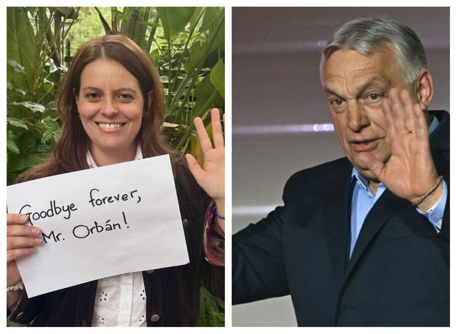 Elezioni Ungheria, Ilaria Salis commenta con una foto: «Goodbye forever, Mr. Orban»