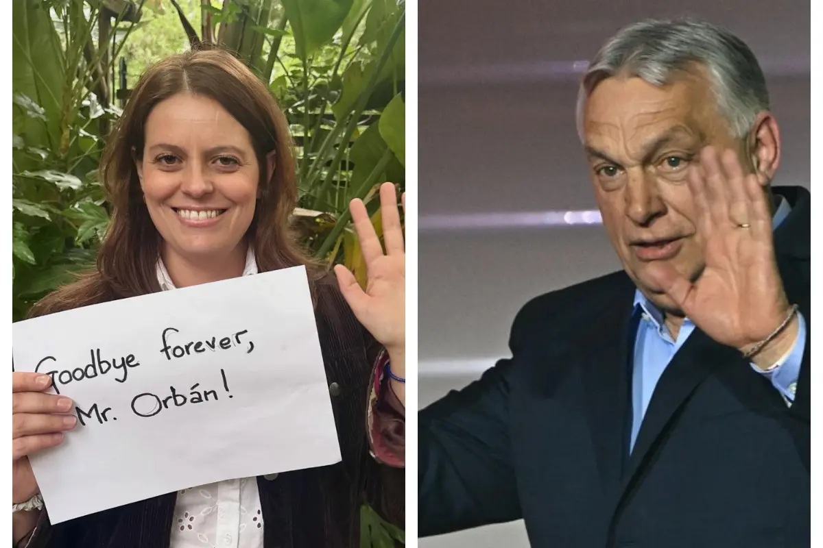 Ilaria Salis (Facebook) e Viktor Orban (Ansa)