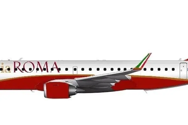 La livrea della nuova compagnia aerea AviaRoma (Foto: Aviaroma.com)