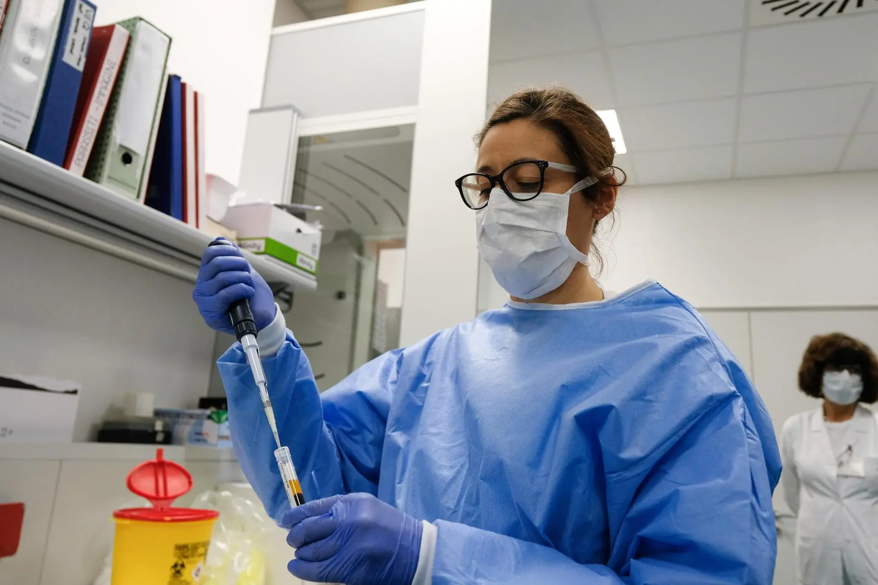 Un laboratorio (Ansa)