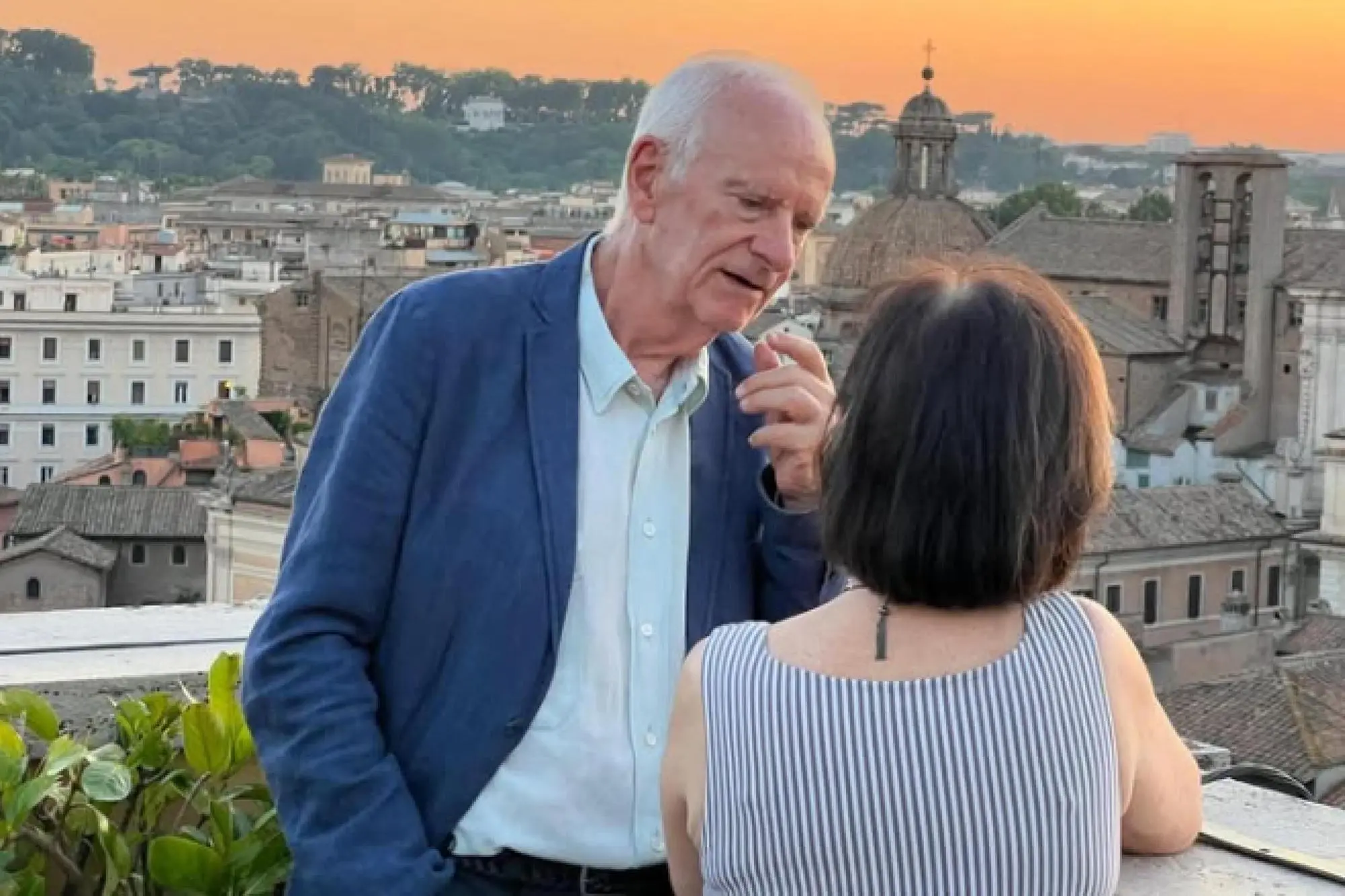 Eugenia Roccella e il marito Luigi Cavallari (foto Facebook / Eugenia Roccella)