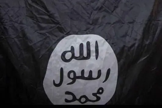 Una bandiera dell'Isis