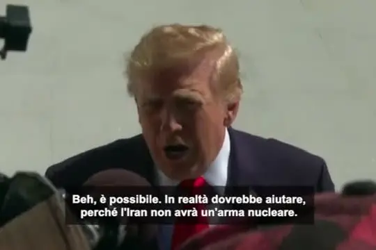 Trump: guerra con Iran potrebbe penalizzare Repubblicani a elezioni