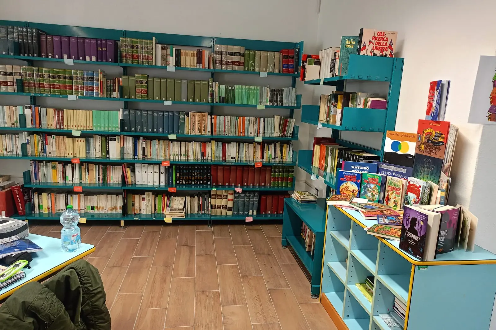 La biblioteca comunale di Morgongiori (foto concessa)
