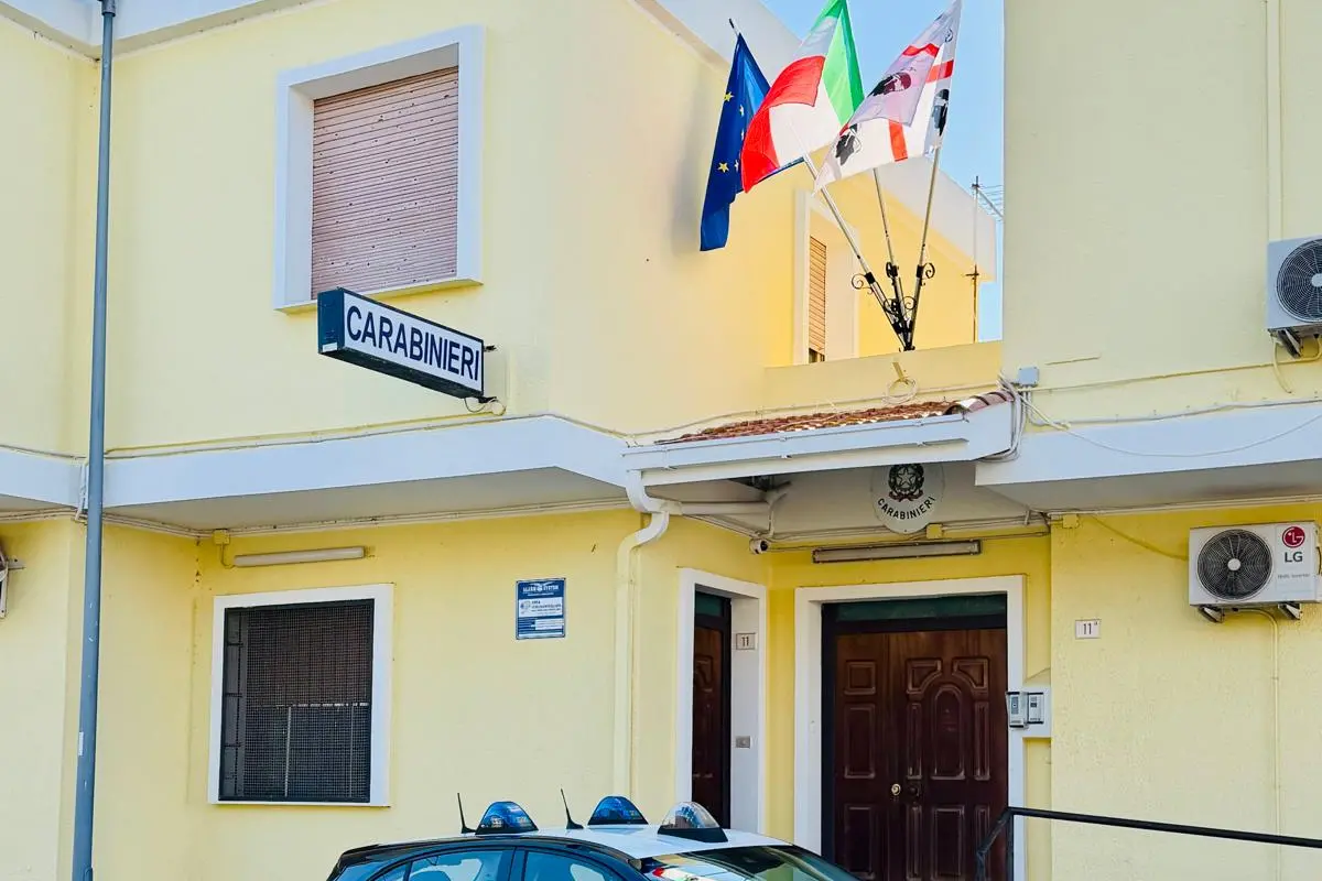 La stazione dei carabinieri di Pabillonis