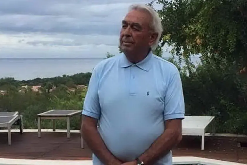 Il patron del Castiadas, Cenzo Zaccheddu (foto L'Unione Sarda - Serreli)