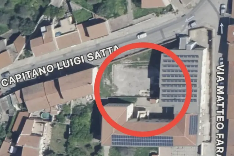 L'ubicazione della scuola oggetto dell'intervento a Uri (foto concessa)