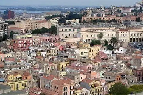 Una veduta di Cagliari