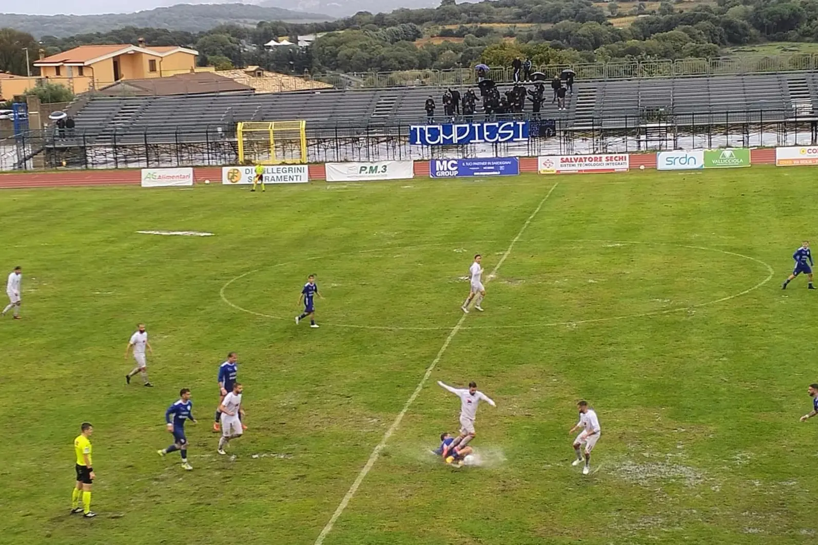 Una partita del Tempio contro il Lanusei