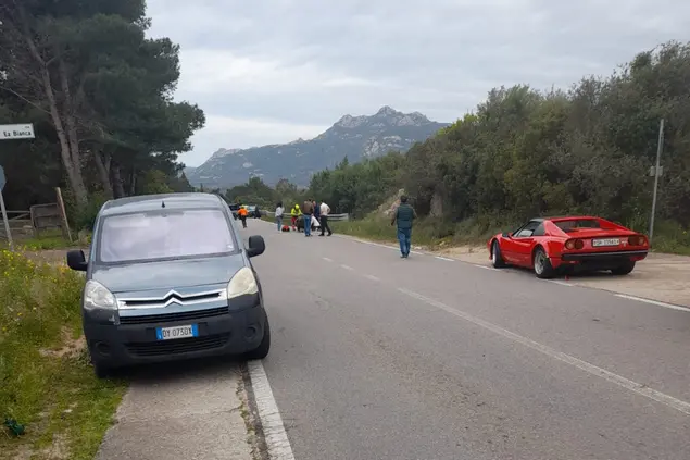 La scena dell'incidente mortale a Cannigione