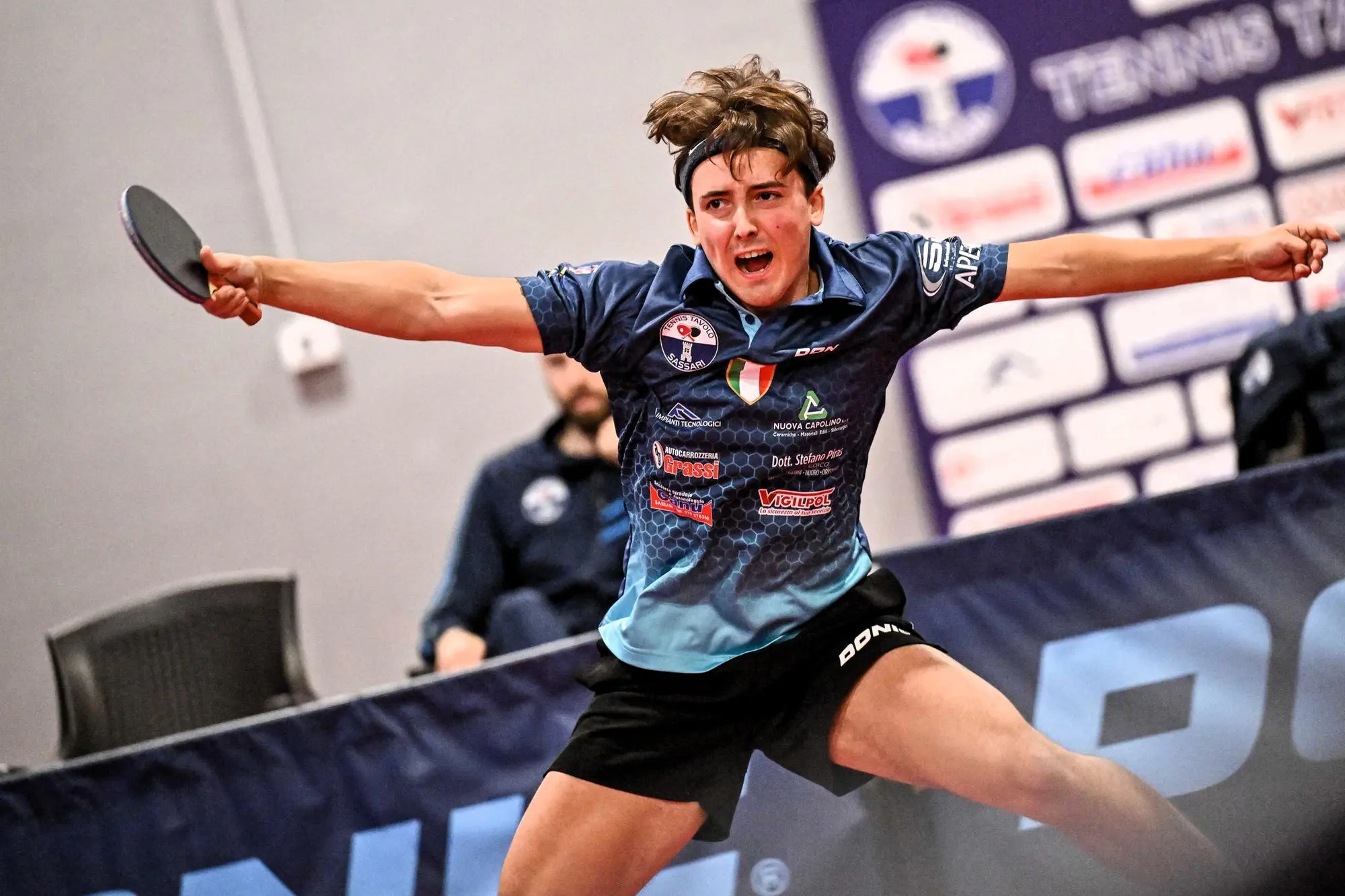 Andrea Puppo del TT Sassari in azione (Foto Ufficio Stampa TT Sassari)