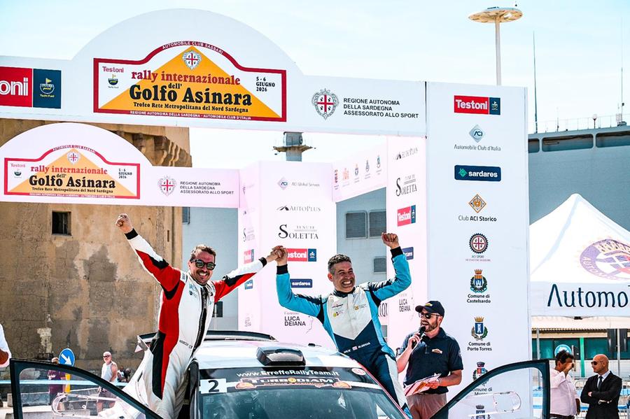 Marino Gessa e Nicola Colombo vincono il Rally Golfo dell’Asinara