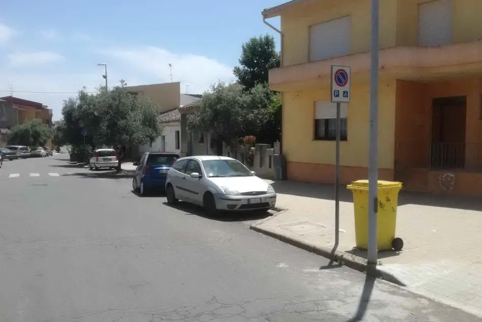 Via Manzoni, a Santa Giusta
