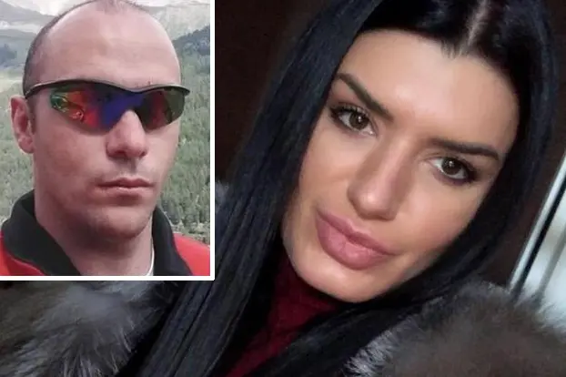 Elena Raluca Serban, nel riquadro Gabriel Falloni (Ansa)