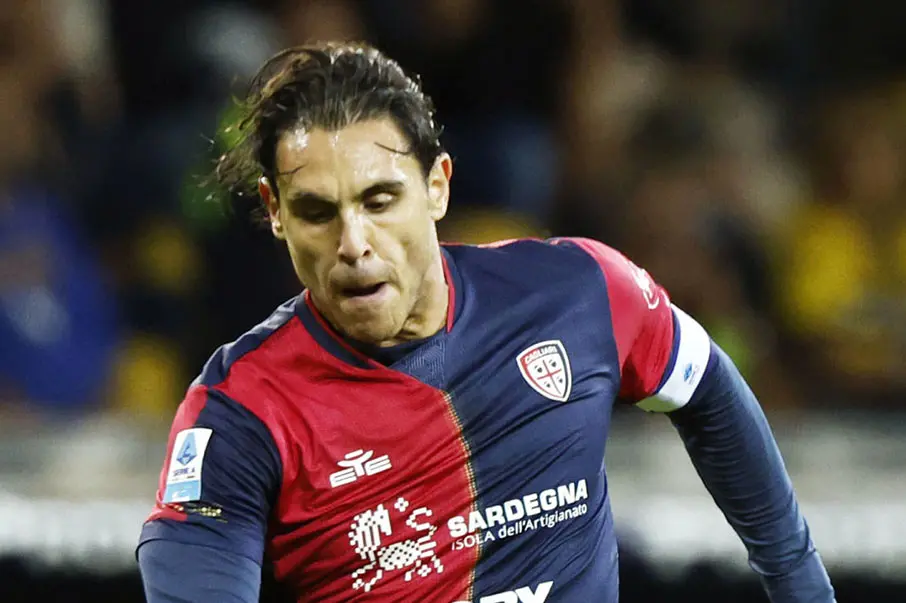 Nicolas Viola, centrocampista e numero 10 del Cagliari (foto Ansa)
