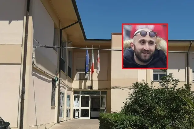 La Procura di Tempio e, nel riquadro, Luca Lucci (foto Ansa)