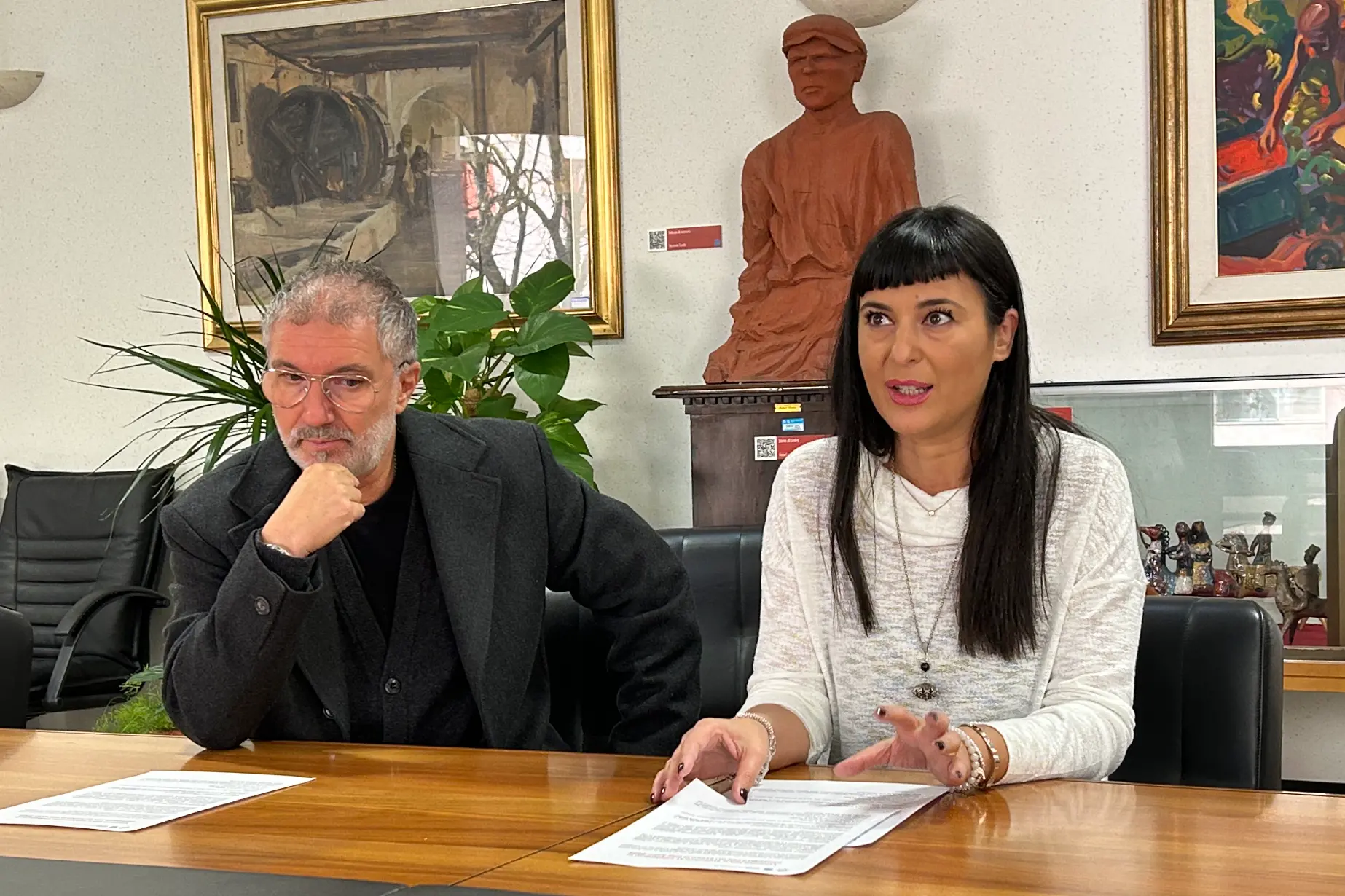 Stefano Visconti e Anna Luzzu