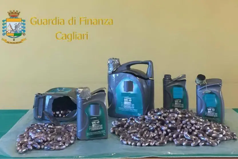 La droga sequestrata dalla Fiamme gialle