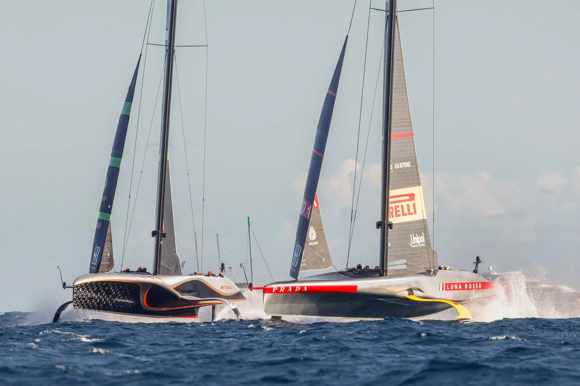 Ineos e Prada Luna Rossa Pirelli (foto Ansa)