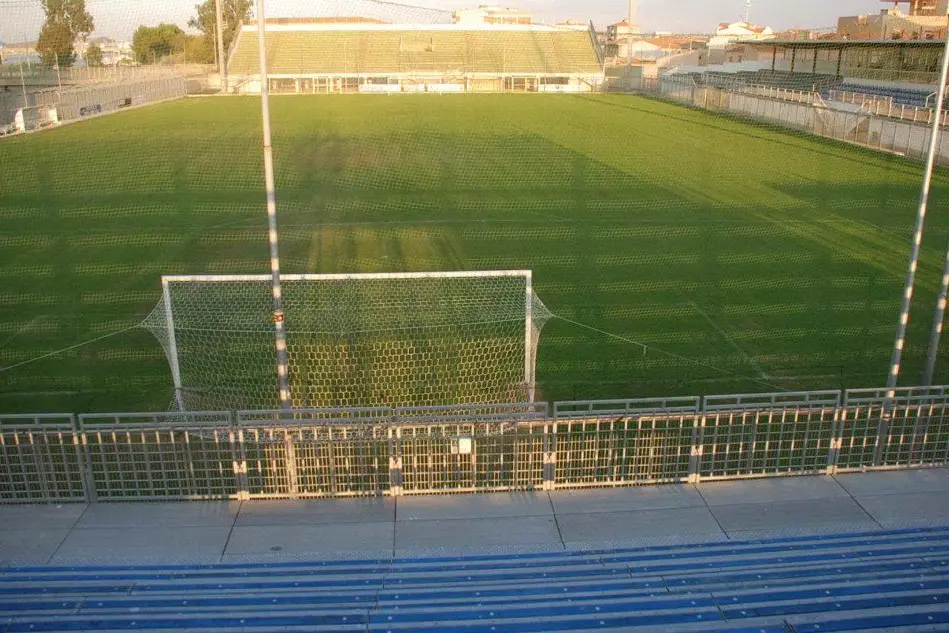 Lo stadio Nespoli di Olbia