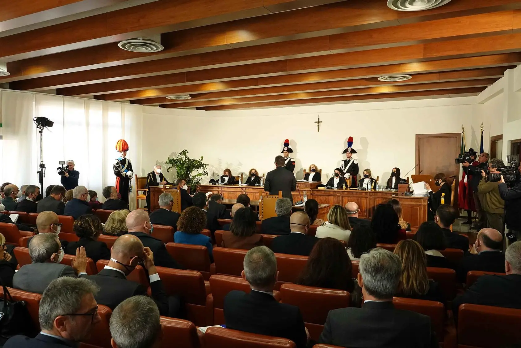 La riunione della Corte dei Conti (foto Regione Sardegna)