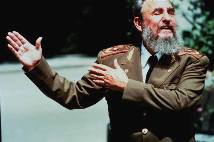 Fidel durante il congresso Fao a Roma