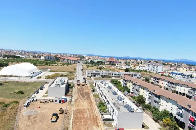 Via Padre Puglisi a Porto Torres (foto concessa)