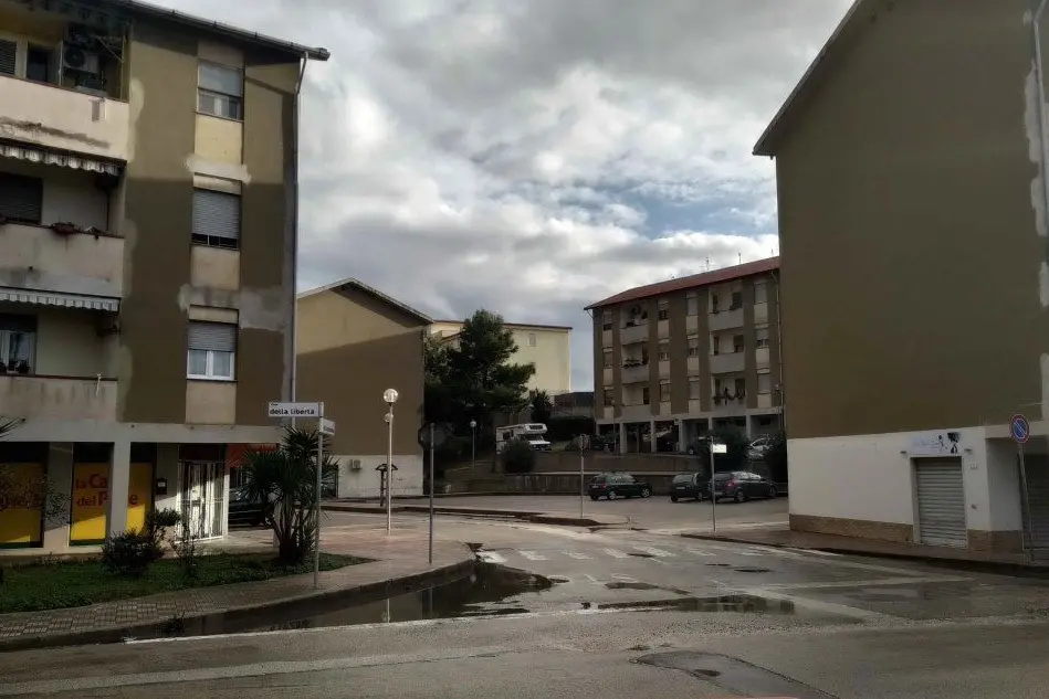 Il quartiere popolare Villaggio Verde di Porto Torres (L'Unione Sarda - foto Tellini)