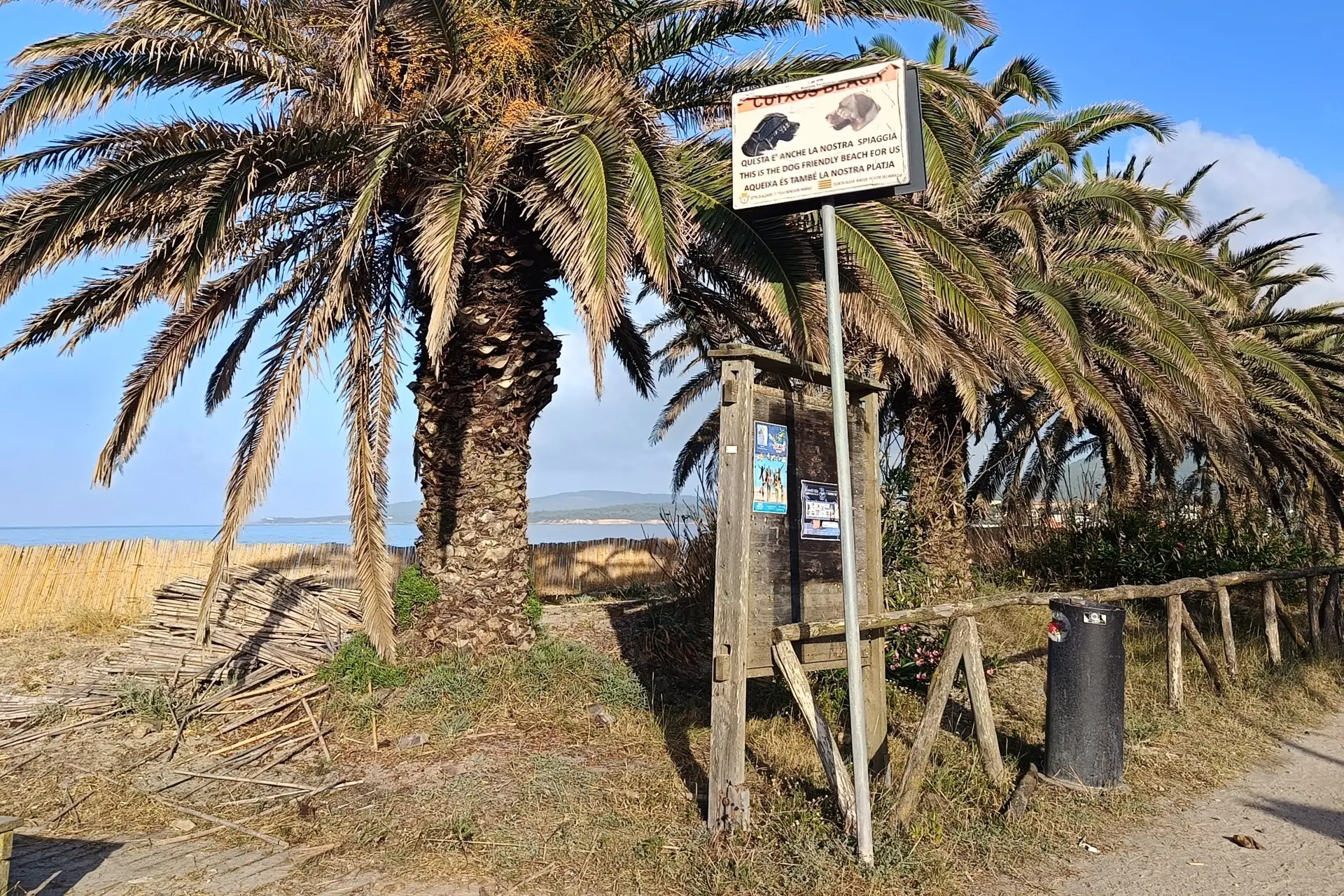 La spiaggia per cani di Alghero (foto concessa)