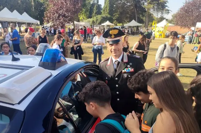 Lo stand dei carabinieri (foto Cc)