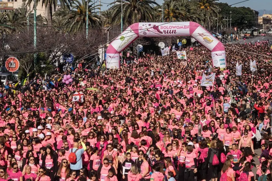 Il via della SoloWomenRun 2019 (foto Ufficio Stampa)
