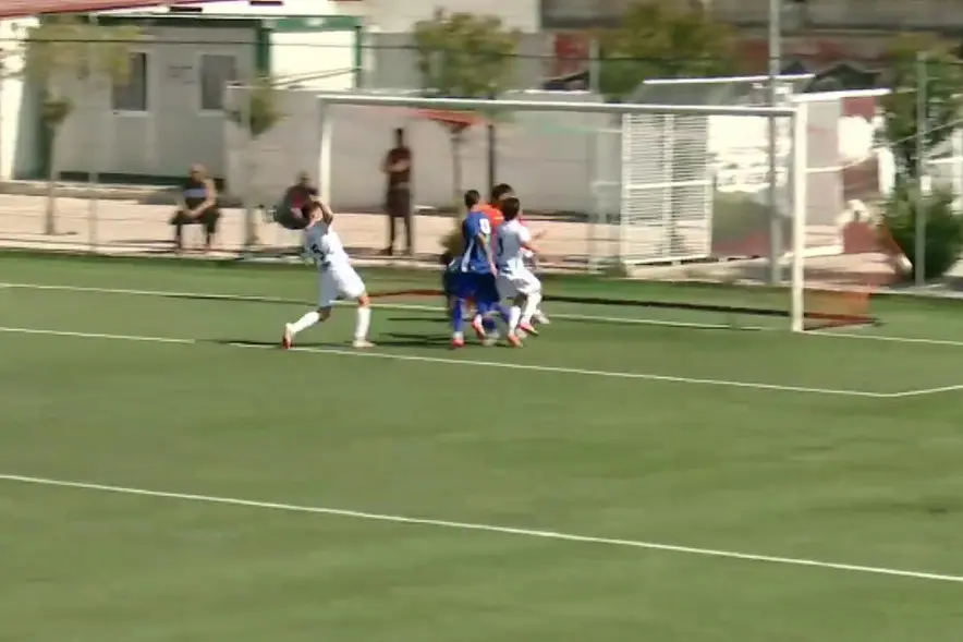 Un'azione di gioco del Monastir
