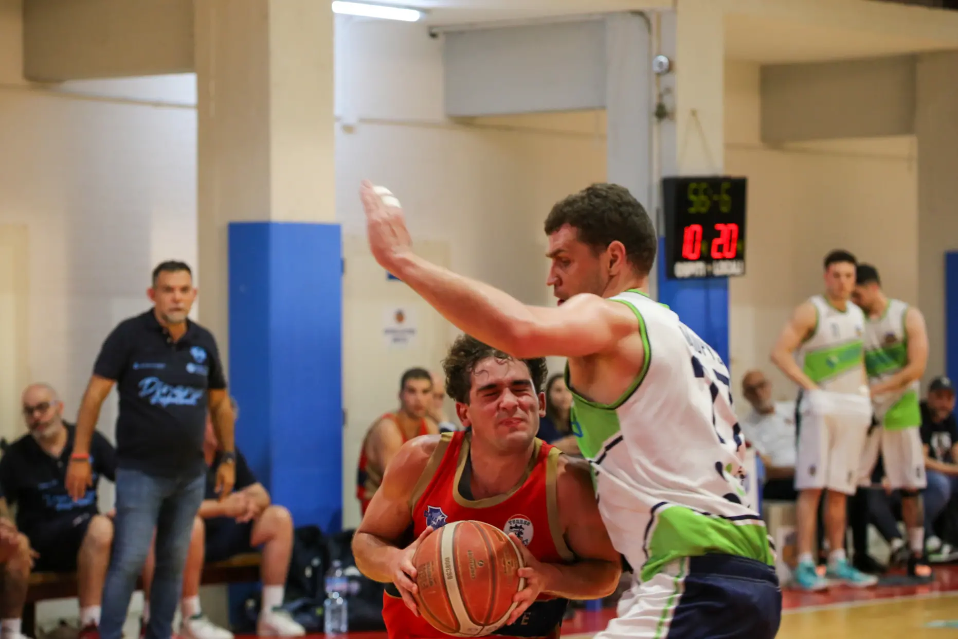 Una fase del match tra Sarno e Torres (foto concessa)