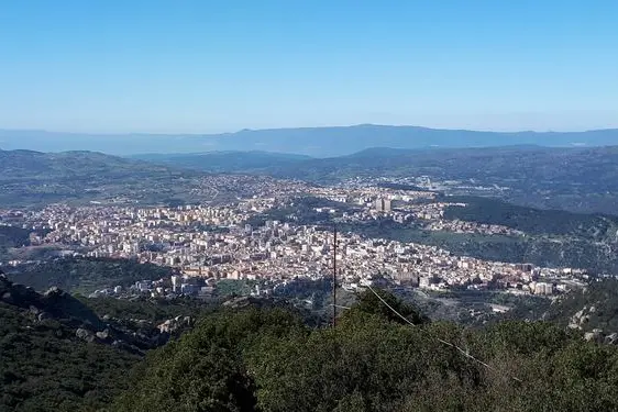 Panorama di Nuoro (Ansa)