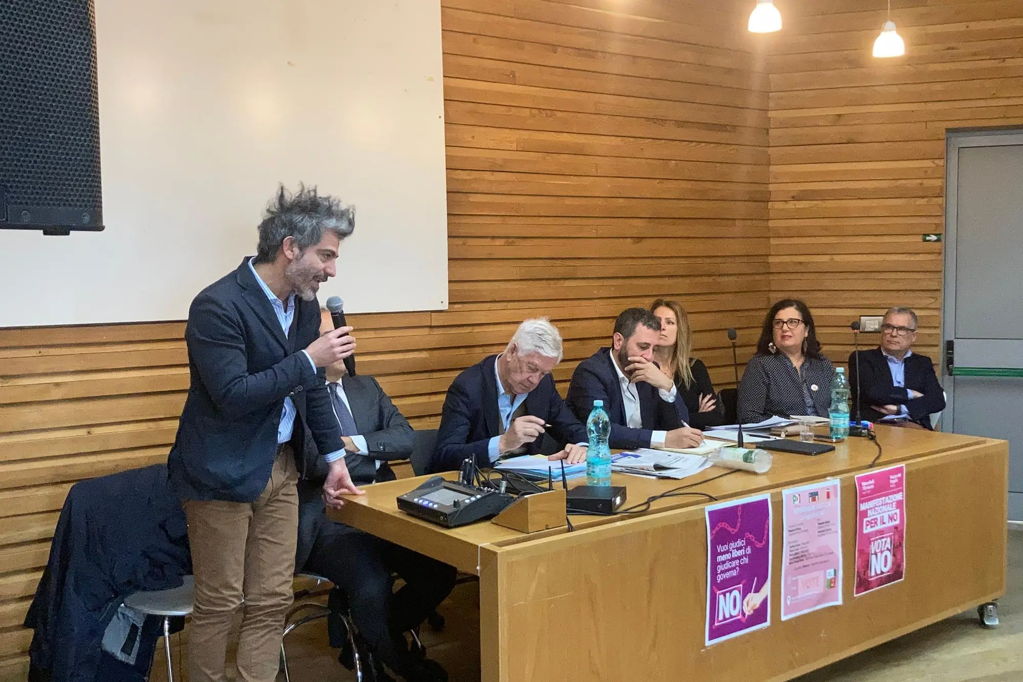 L'incontro a Porto Torres (foto Pala)