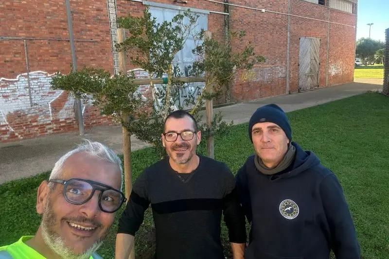 I tre promotori dell'iniziativa (foto concessa)
