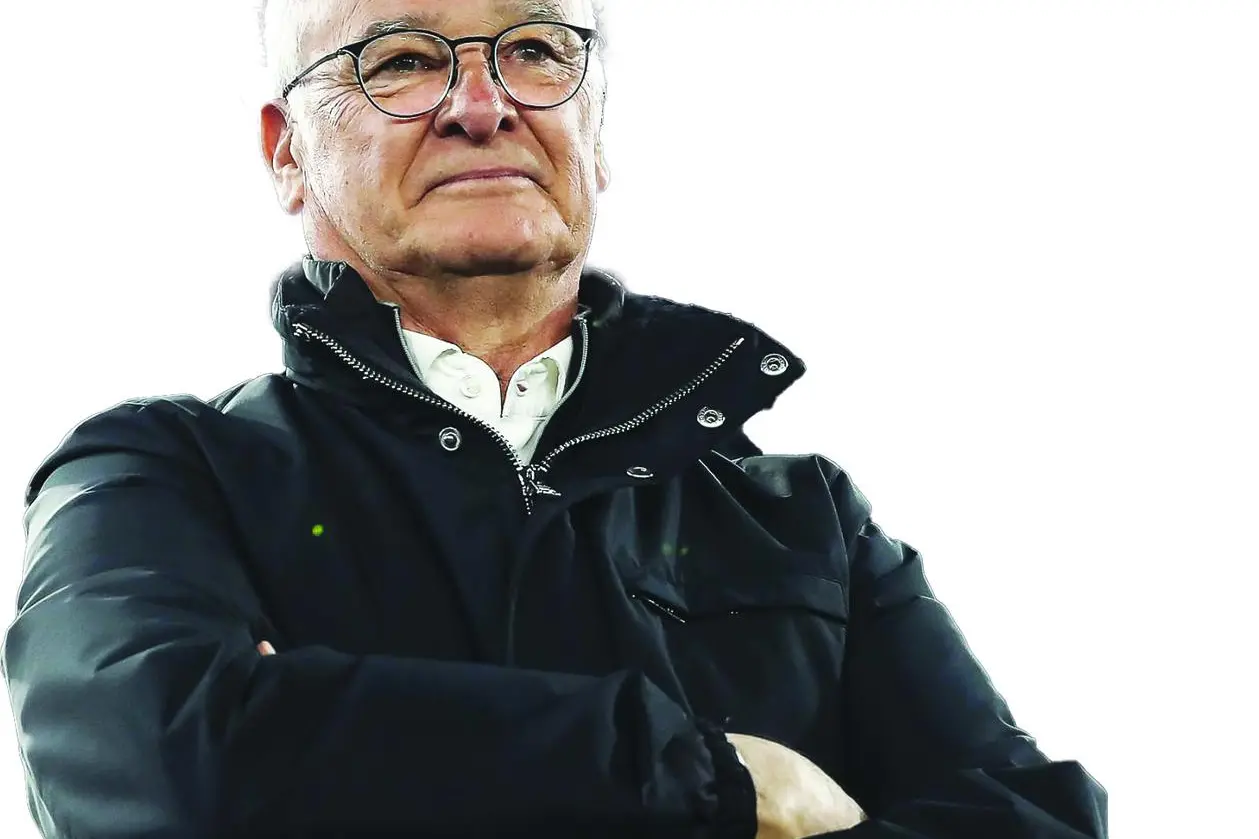 RomaÃ•s coach Claudio Ranieri during the Italian Serie A soccer match AS Roma vs Juventus FC at Olimpico stadium in Rome, Italy, 06 April 2025. ANSA/ANGELO CARCONI